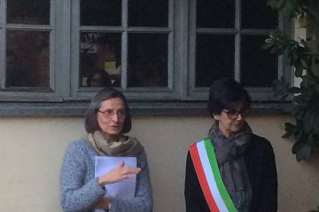 Inaugurazione panchina rossa